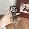 Correa de Bucle de Nailon Deportiva de Doble Sección Adecuada para Apple Watch Series 6789 iWatch S10 Ultra Correa de Muñeca
