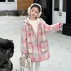 Tutu Elefantito Ropa Infantil Abrigo de Lana para Niñas 2026 Otoño/Invierno Nuevo Estilo Coreano Chaqueta Cálida para Niños