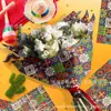 Papel de Copia Mexicano Wx306 17g Papel de Envoltura a Prueba de Humedad para Regalos y Dulces, Papel de Pera Decorativo con Patrón Artístico