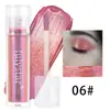 Sombra de ojos líquida óptica camaleónica transfronteriza, producto transfronterizo popular, sombra de ojos líquida camaleónica deslumbrante a base de agua de un solo color
