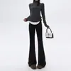 26 calças pantalona retrô versáteis de hot girl, calças esportivas soltas e relaxadas com bom caimento, calças casuais para mulheres, entrega regular outono e inverno