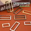 Hebilla Japonesa de Tres Velocidades Transfronteriza Hebilla Cuadrada de Aleación de Zinc 2.5cm Hebilla Ajustable Cinturón de Gama Alta Ropa Equipaje