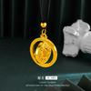 Loja de ouro com cor duradoura Vietnã areia ouro estilo nacional retro rotativo Fu personagem oito tesouro bússola pingente colar mulheres