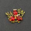 Accesorios Estilo Chino Joyería DIY Aleación con Goteo de Aceite Accesorios Estilo Antiguo Pasador Borla Fénix Azul Quemado Tocados Hanfu