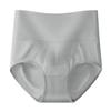 Ropa interior de cintura alta para mujer, color sólido, antibacteriana, cómoda y transpirable, moldeadora de cadera, sin costuras.