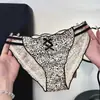 Ropa Interior Transparente Sexy con Estampado de Leopardo de Satén Hilo de Hielo para Mujer Braguitas Dulces con Lazo de Cintura Media para Mujer