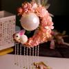 Lanterna de Flor de Borboleta Acessórios Hanfu Antigos Lanterna de Lótus Portátil Foto Luminosa Adereços Diy Feito à Mão Caseiro