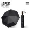 Guarda-chuva dobrável de 24 ossos totalmente automático grande masculino e feminino reforçado resistente ao vento personalização da impressão de protetor solar