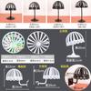 Estante de Exhibición para Pelucas y Sombreros Estante para Sombreros Infantiles Soporte para Sombreros Portabebés Portaflores Estante de Almacenamiento Tridimensional de Plástico