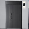 Puerta de aluminio fundido tallado, puerta auxiliar antirrobo de clase A, puerta simple, a prueba de explosiones, puerta de entrada de aleación de zinc para villa de lujo.