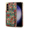 Denior Es Adecuado para Samsung S24Plus Funda para Teléfono Móvil Lenguaje de las Flores S23 Funda Protectora para Teléfono Móvil Soporte Anticaídas S23S24