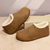 Vendas diretas da fábrica: Coleção de inverno 2026, tudo incluído, com forro de fleece, quentes e confortáveis botas de neve slip-on estilo Birkenstock para mulheres
