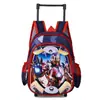 Mochila Escolar con Ruedas Modelo Nuevo Transfronteriza para Niños de 12 Pulgadas, Mochila de Estudiante de Primaria Rígida, Mochila Escolar de Jardín de Infancia con Dibujo de Kuromi