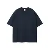 Nuevo Producto de Manga Corta 275g Tono Tierra Holgado Camiseta de Manga Corta Lisa para Hombre Niebla Algodón Puro Marca Trendy para Hombre Ropa para Hombre Tallas Grandes