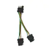 Chicote Elétrico para Trailer Estilo Americano à Venda à Prova d'Água Divisor de Plugue de 4 Pinos Cabo de Conexão para Lanterna Traseira de Trailer