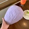 Sombrero Retro Literario de Mezclilla para Adelante para Mujer Verano Delgado Cabeza Grande Showface Boina Pequeña Ala Corta Nicho Gorra