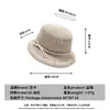 Nuevo Sombrero de Pescador Calado de Punto Estilo Francés para Mujer Primavera y Verano, Transpirable y Versátil con Hebilla de Cinturón, Elegante Sombrero de Cubo Que Hace que la Cara Parezca Más Pequeña