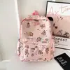 2025 Nuevas Mochilas Escolares Primarias y Secundarias con Estampado de Dibujos Animados Lindos Mochilas Modernas Mochilas Ligeras de Gran Capacidad para Viajes