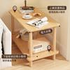 Mesa auxiliar de sofá para sala de estar, mesa de centro pequeña para el hogar, sencilla y moderna, para dormitorio, apartamento pequeño, balcón, mesa pequeña cuadrada de madera maciza
