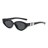 Gafas de Sol Transfronterizas Europeas y Americanas Mismo Estilo para Mujer, Montura Pequeña Ojo de Gato, Gafas de Sol de Alta Gama, Gafas de Sol Ojo de Gato con Lazo, Venta Directa de Fábrica