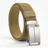Cinto Elástico de Alta Elasticidade com Fivela de Ferro para Jovens Casual Outdoor Tático Masculino e Feminino Galvanizado Elástico Elástico Venda por Atacado
