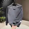 Moda Masculina Estrangeira Outono/Inverno 2026 Blusa Slim Fit Masculina Casual Versátil Minimalista Tie-dye Casual com Capuz de Manga Longa Masculino