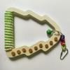Balanço para Papagaio Corda de Cânhamo Colorida Lua Fofa Árvore de Natal Pássaro Brinquedo Pendurado Balanço Decoração de Anel Pele de Tigre