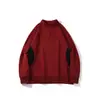 Sudadera Casual con Cremallera Media y Cuello Alto con Forro de Polar, Top Deportivo Cálido, Sudadera de Color Sólido de Invierno en Stock para Hombre, Forrada de Polar de 400g