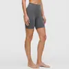 Pantalones de Yoga de Cinco Puntas Cepillados para Mujer, Shorts Deportivos Nude de Secado Rápido para Ciclismo, Running y Fitness, de Cintura Alta
