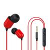 Fone de ouvido com fio intra-auricular com fio de controle fone de ouvido monitor fone de ouvido com microfone para Android millet oppo redução de ruído 3m