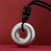 Cinco Estilos de Collar Ping An Kou: Cien Bendiciones, Mantra de Seis Caracteres, Pixiu, Carácter Fu Grande, Paz y Alegría, Cordón Negro Chino, Unisex