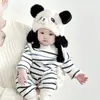 Gorros para Bebé para Otoño e Invierno, Lindos Gorros de Felpa para Bebés y Niños Pequeños, Engrosados para Calidez, Cortavientos y Protectores de Orejas para Uso al Aire Libre en Invierno