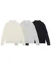 Ropa de Hombre Mu Qiu Otoño/Invierno 2026 Cuello de Gaviota Manga Larga Tejido para Hombre Commute Holgado Old Money Capa Base Camisa POLO