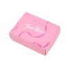 Caixa de Embalagem para Presente Dobrável de Cartão Branco Personalizada com Tampa, Caixa de Presente Massageador Rosa, Caixa Colorida Retangular Personalizada