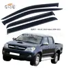 Adequado para HILUX VIGO 2/4 portas cabine dupla protetor de chuva preto sobrancelha de chuva comércio exterior atacado transfronteiriço