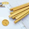 Palitos de cera para sellar de sección semicircular, disponibles en más de 30 colores, para sellos de lacre vintage, con colores nacarados mixtos
