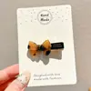 Pinza para el pelo de estampado de leopardo para mujer, estilo nuevo, para flequillo y cabellos sueltos, pinza lateral invisible estilo coreano, accesorio para el cabello