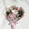 Ramo de Flores Eternas Rosa Morada Regalo de Cumpleaños Flores Reales Flores Secas Decoración del Hogar Flores Eternas Venta Directa desde Fabricante de Yunnan