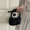 Bolso de Hombro Individual Casual con Personalidad Estilo Coreano Dulce Plisado para Mujer con Lazo de Moda Textura de Alta Calidad Bolso Cruzado Elegante