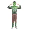 Cosplay de Halloween Capitán América Hulk Araña de Hierro-Hombre Thor Deadpool Disfraces Musculosos Atuendos de Performance para Niños