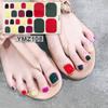 Nuevas pegatinas para uñas de los pies ecológicas impermeables 22 pegatinas pequeñas para pies directo de fábrica en stock pegatinas para uñas infantiles YMZ