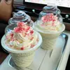 Taza cono de helado, pastel de fresa, decoración de caja de crema, caja de empaque para postre de mousse, caja de empaque para repostería