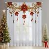 Pantalla de ventana de serie navideña, nueva, impresión digital 3D, directa de fábrica, para decoración de dormitorio y sala de estar, con varilla de desgaste