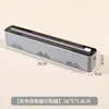 Cortador de Film Plástico con Cuchilla Deslizante Doble, Divisor Doméstico, Caja de Corte de Almacenamiento Ajustable, Herramienta Creativa para Cocina