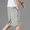 Pantalones Cortos de Algodón para Verano, Shorts para Uso al Aire Libre, Venta Directa del Fabricante, Populares Pantalones Cortos Casuales de Pierna Recta para Edad Media, Ropa de Trabajo