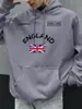 Londres RU Design Unido Moletom Masculino Roupas de Outono Bolso Hip-Hop Pulôver Lã Casual Moda