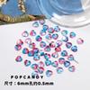 Azul glaze checo contas importadas azul roxo vintage glaze colar pulseira joias material artesanal contas
