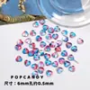 Vidrio Checo Cuentas Azules Importadas Azul Morado Retro Collar Pulsera Joyería Material Hecho a Mano Cuentas