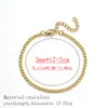 12 Peças Pulseiras de Aço Inoxidável da Moda Feminina, Conjunto de Joias Femininas Elegante e Luxuoso, Pulseiras de Aço Titânio Banhadas a Ouro Real 18K
