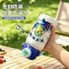 Nueva taza termo infantil fabricada en acero inoxidable 316, diseño de dibujos animados lindo y divertido, vaso para beber de doble uso para niños, taza especial para estudiantes